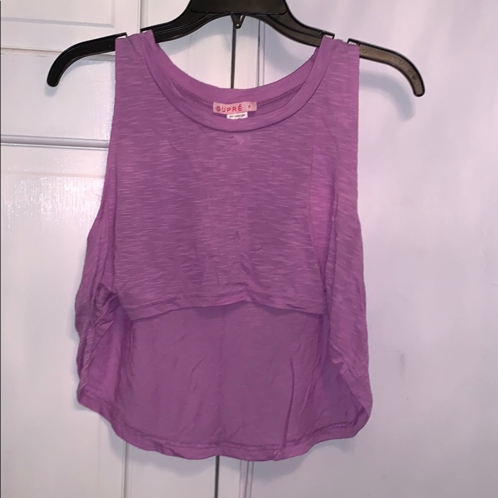 Purple tank top
